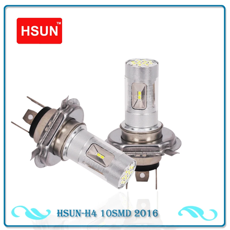 HSUN 2 шт. светодиодные противотуманные фары высокой мощности canbus лампы H4 H7 led 9005 H8
