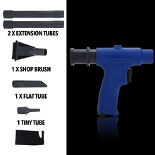 Портативный ручной воздушный пылесос и воздуходувка Комплект устройств пневматический очиститель пыли выдув всасывания двойного назначения вакуумный чистящий абсорбер