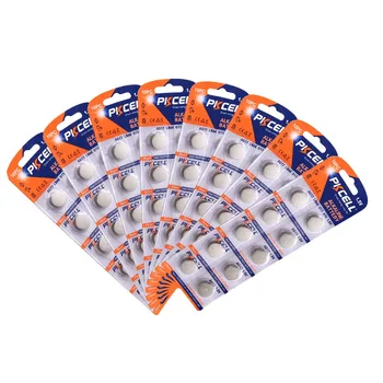 

80 Pcs/ 8Pack 1.5V Coin/Button Cell Battery AG13/G13/A76/LR44 Single Use Battery