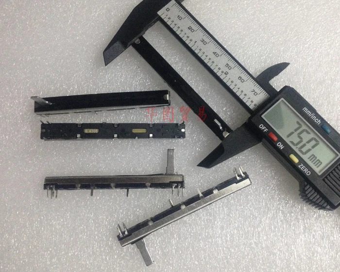 5 Pz Scivolo Dritto Potenziometro Doppio Fader A10K Per Soundcraft Efx8 Fader A10Kx2 Può Sostituire Per Panasonic Potenziometro