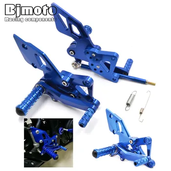 

New Motorcycle Parts Black Aluminum CNC Rear sets Foot Pegs Rear For Yamaha YZF R25 R3 2013 2014 2015 2016 2017 YZF-R3 ABS 2017