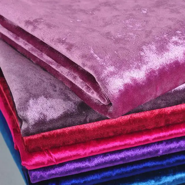 50x145cm Thick Ice Gold Velvet Fabric For Sofa Luxury Soft Purple 50x145cm Thick Ice Gold Velvet Fabric For Sofa Luxury Soft Purple Textil Curtain