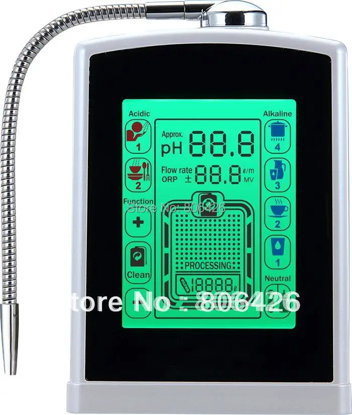Fashion Lead ful touch screen Alkali Water ionizer