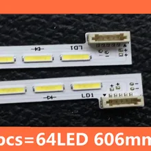 2 шт./компл. 64 светодиодный 606 мм светодиодный прокладки для KDL55W8100A 6922L-0066A NLAC40225L NLAC40225R LC550EU