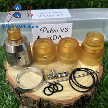 

Pelso V3 rda Rebuildable Drops Atomizer Top 22mm 316 stainless steel Adjustable Air Flow tank For 510 thread Vaporizer vape mods