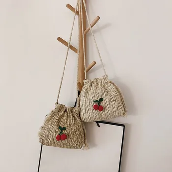 

Mini Beach Bag Straw Cross Body Bag 2019 Summer Women Handmade Messenger Bags Lady Straw Woven Small Shoulder Bags Handbags #15