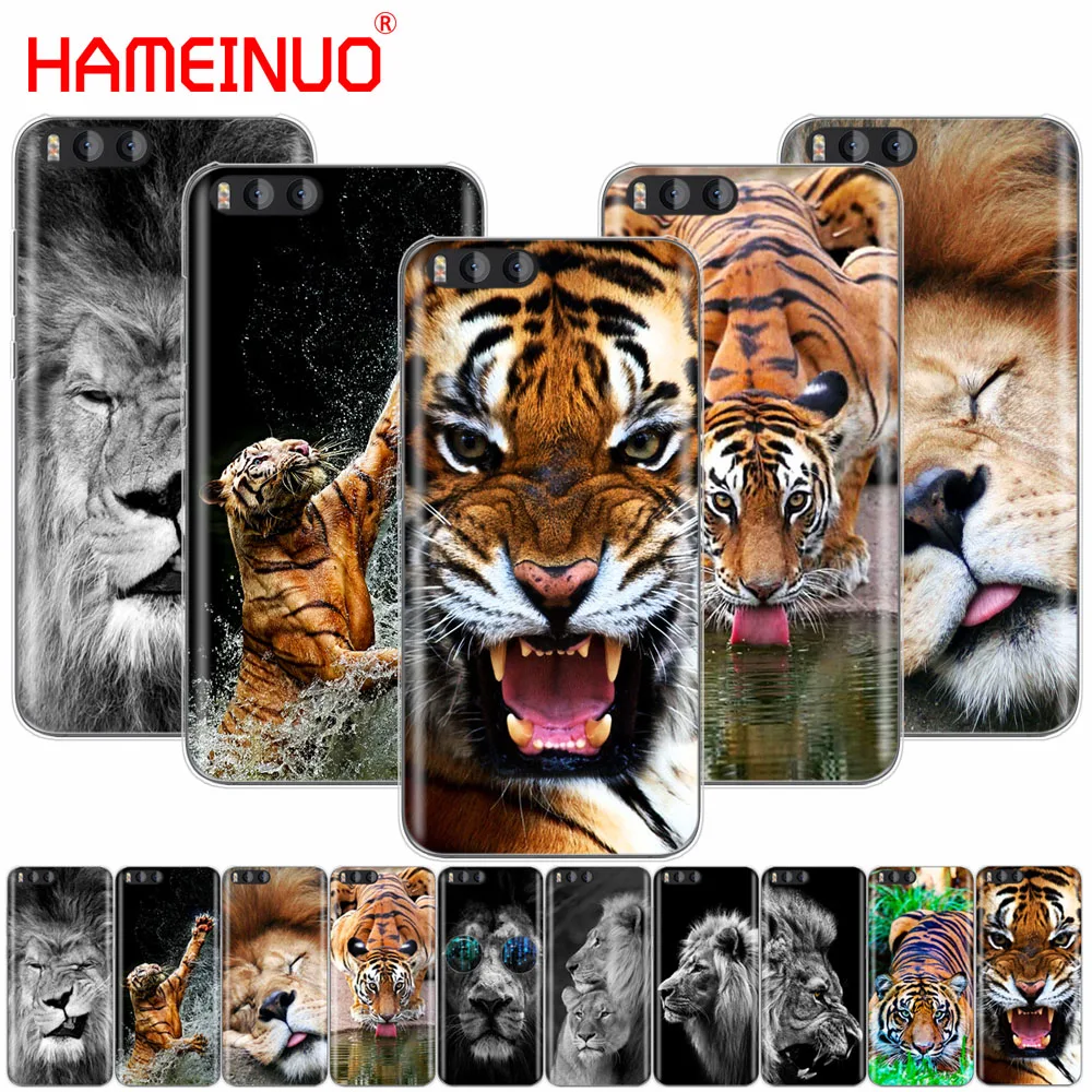 HAMEINUO Модный чехол с изображением льва тигра для Xiaomi Mi A1 A2 3 4 5 фотоблесток 5X 6 6X 4I 4C
