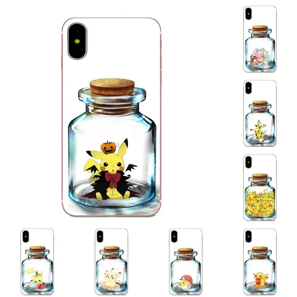 

Rubber TPU Soft Phone Accessories Cover Case Anime Pokemons Pika Bottle For Xiaomi Redmi Note 2 3 3S 4 4A 4X 5 5A 6 6A Pro Plus