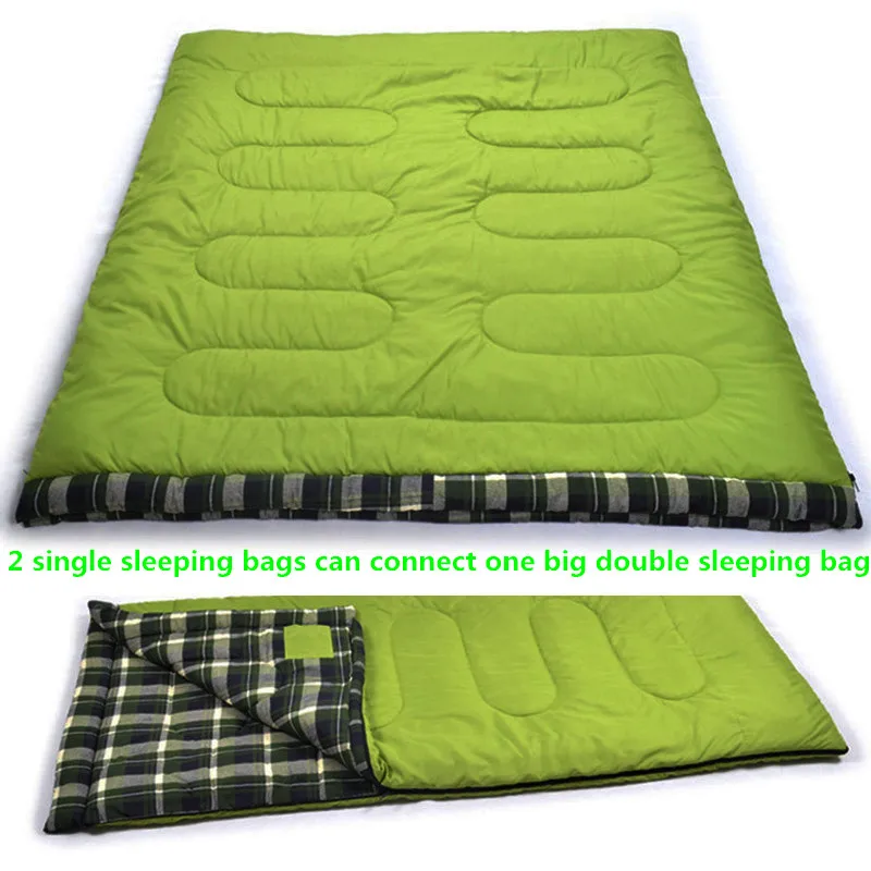 Sleeping bag Winter cotton outdoor camping double adult sleeping bag