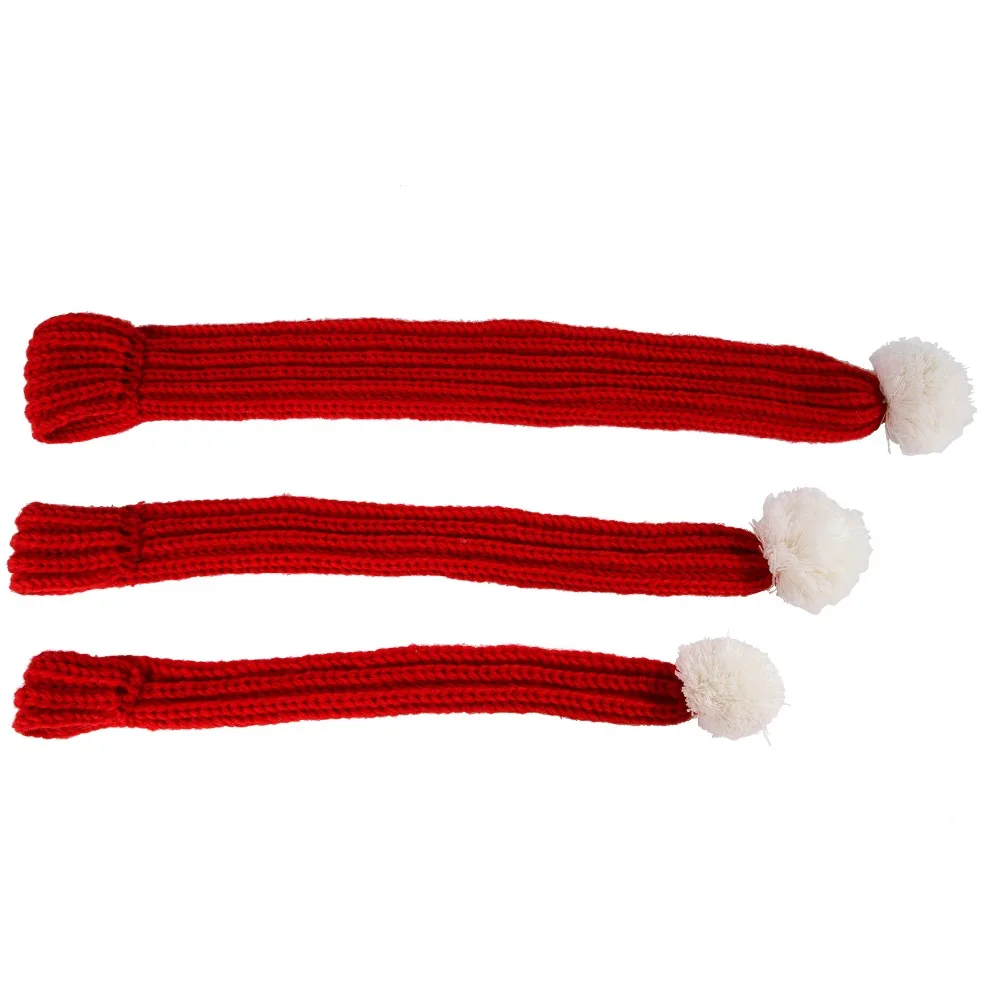 Pet Knitted Scarf Accessories Lovely Dog Cat Poodle Kitty Christmas Ornaments Creative Collar Knitted Fabrics Short Plush S M L (6)