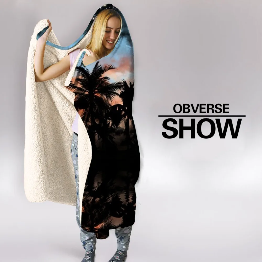 مقنعين بطانية لحاف مكتب أريكة الفراش الاطفال أنيمي أحدث الأزياء عباءة الكبار لبس 3D المطبوعة السفر طائرة عباءة معاطف