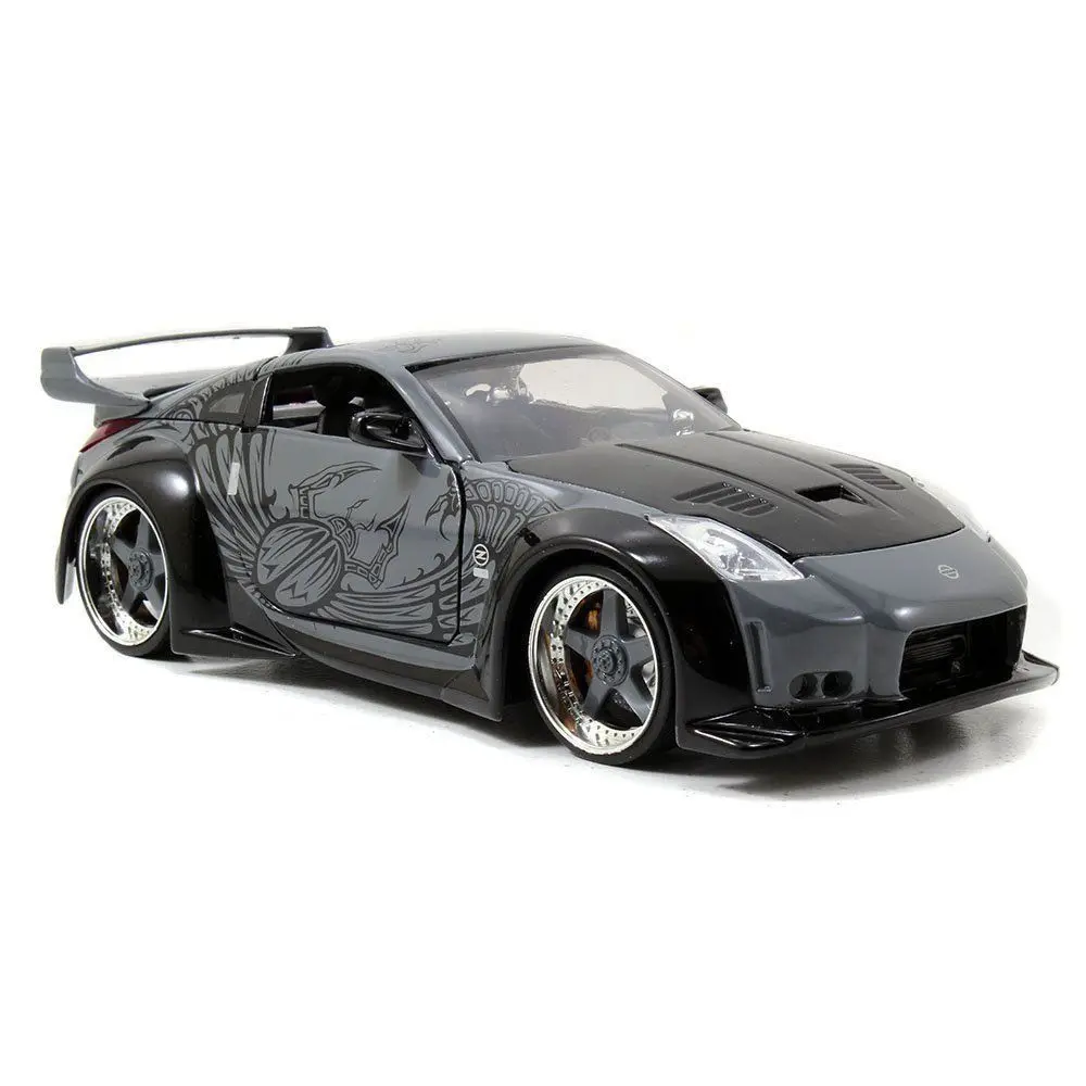

Jada 1:24 FAST & FURIOUS 8 F8 D.K.'s Nissan 350Z Black Diecast Model Rcing Car NEW IN BOX