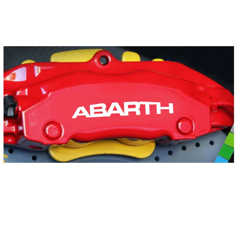 Наклейки на тормозной суппорт премиум-класса abarth HI-TEMP 4 шт. | Автомобили и