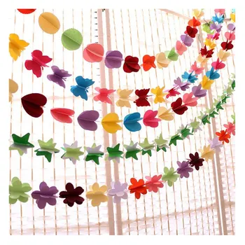 

150mm 3D Paper Circle Garlands Home Decoration Paper Banner Decor Wedding Birthday Party Kid Room Child Room DIY Hanging
