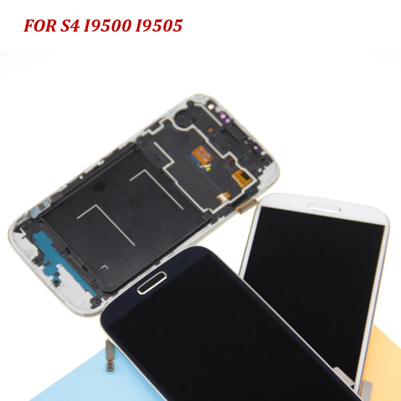 Замена ЖК дисплей Дисплей для samsung Galaxy S4 GT I9505 I9500 I337 мобильный телефон сенсорный