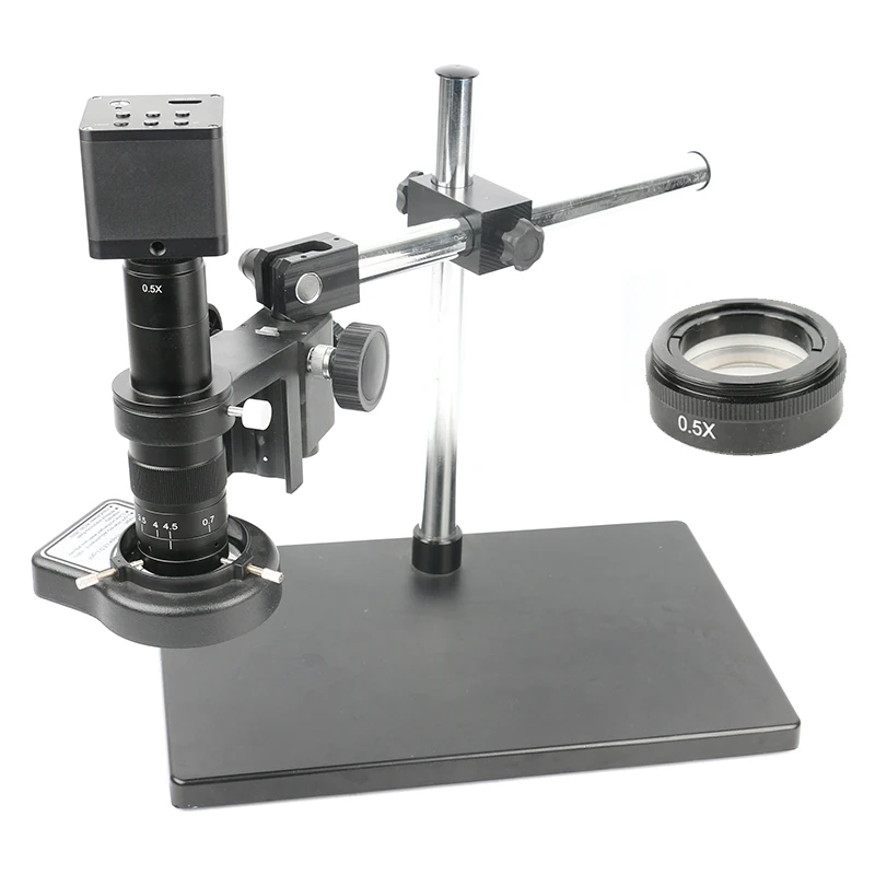 #*Cheap 1080P 4K UHD HDMI Industrial Microscope Digital Video Camera 90X 180X 300X C mount Zoom Lens For Phone Repair Demonstration Set