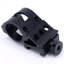Тактический 45 градусов 25,4 мм неподвижное кольцо винтовка фонарик лазер Крепление направляющей 20 мм ткач Охота Аксессуары для охоты
