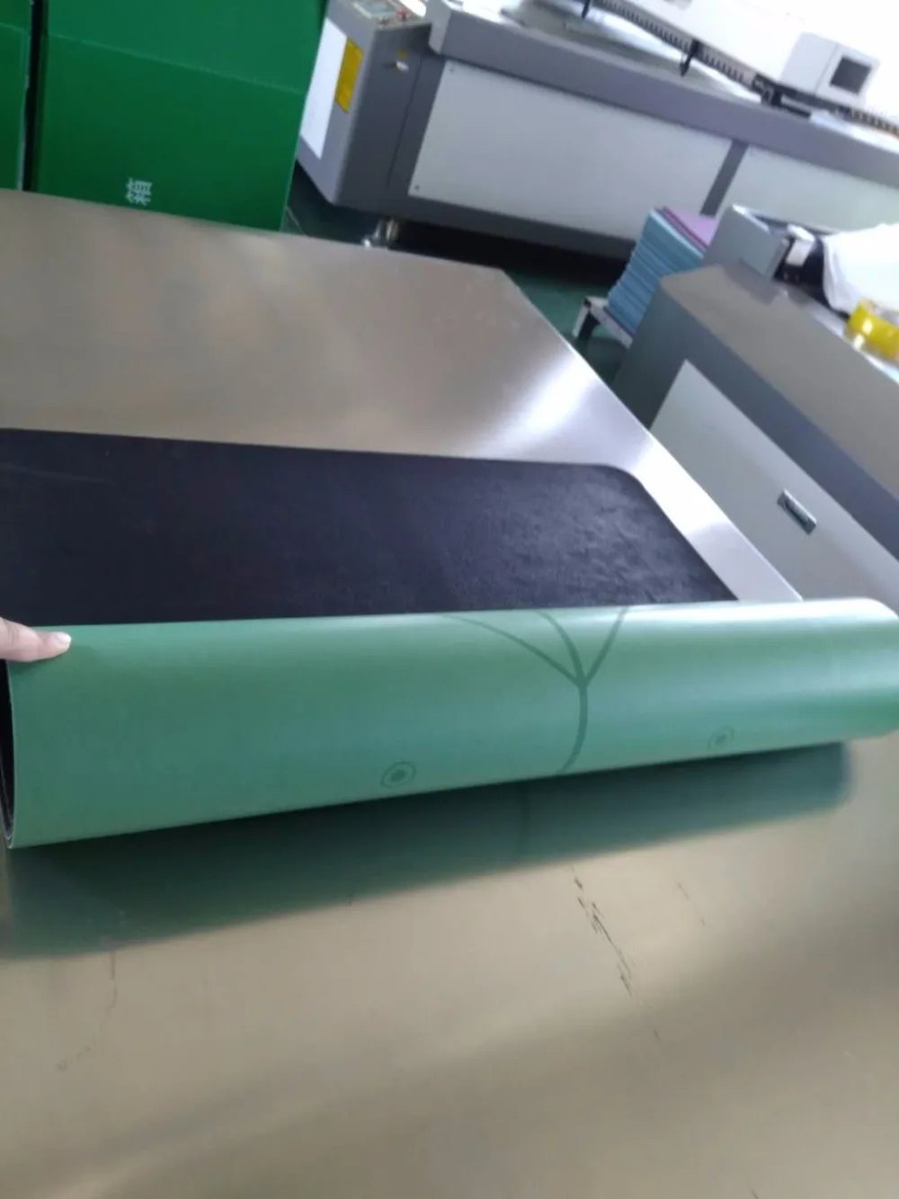Моющиеся ПУ yoga коврик с линии тела положение снятие стресса Главная Обучение