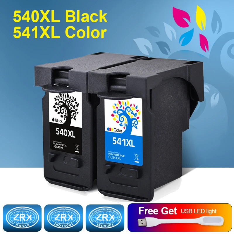 H&BO Re manufactured Ink Cartridge Replacement for PG540XL CL541XL for