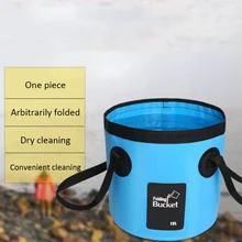 Открытый складной удобный рыболовный ковш складной ковш ведро для мойки автомобилей удобно и легко носить с собой