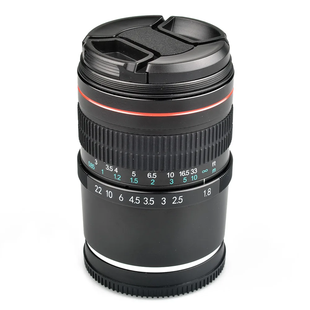 SLR объектив 85 мм F1.8 большой светильник с фиксированным фокусным расстоянием микро-объектив ручной фокусировки объектив камеры для sony