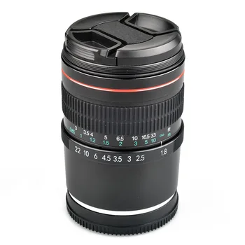 

SLR Lens 85mm F1.8 Large Light Circle Fixed Focal Image Micro-lens Manual Focusing Camera Lens for Sony