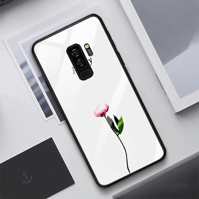 Роскошный защитный чехол из закаленного стекла для samsung Galaxy S10 Plus S10e S9 S8 Note 8 9 10 Plus A7 A70