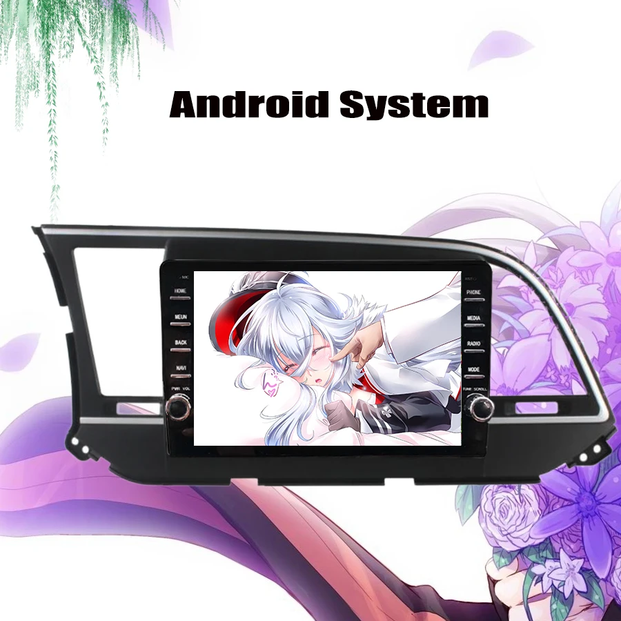 Discount Android 9.0 Car DVD Player For Hyundai ELANTRA 2016 2017 2018 19 WIFI GPS Navigation 2 Din Car Radio Stereo Multimedia 4+64G Map 0