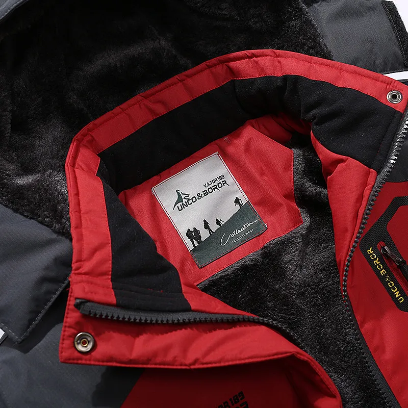 Зимняя мужская куртка, большой размер, L-6XL, теплая верхняя одежда, зимняя куртка, Мужская ветрозащитная куртка с капюшоном, Теплая мужская куртка, парка