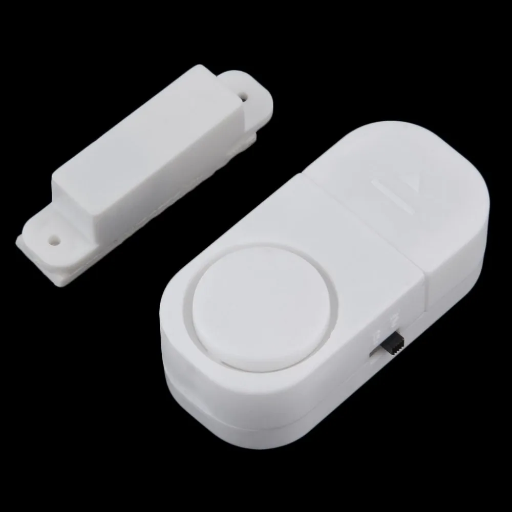

Self-adhesive Wireless Magnetic Sensor Home Door Window Entry Burglar Security Alarm Safety Guardian Protector System White New