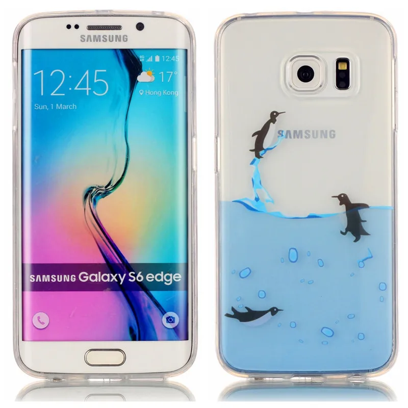 

For Samsung S6 Edge G9250 G925f Case Animal Anime Soft Silicone TPU Skin Back Cover Case for Samsung Galaxy S6 Edge G925 G925h