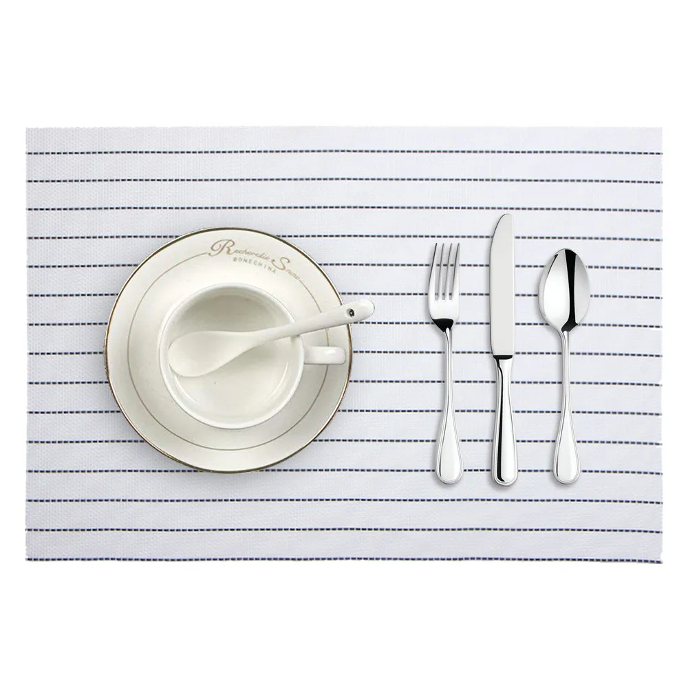

Placemat Woven Non-slip PVC Insulation Placemat Washable Table Mats For Kitchen Accessories Decoration Home Pad Couster 19MAY23