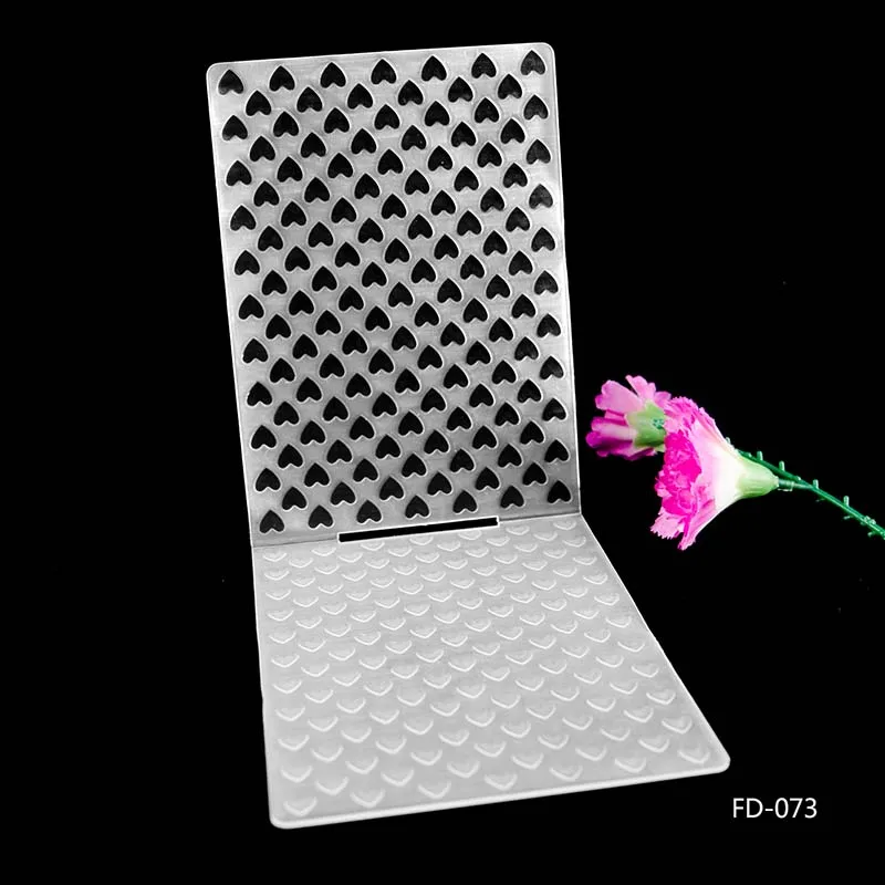 Kinds of Embossing Folders Plastic Scrapbooking For DIY Scrapbook Album Card Decorating Tool Crafts Card Paper Making Decoratio