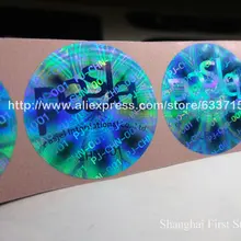 Свободный дизайн! Подгонянная голографическая наклейка для изменения цвета 3D