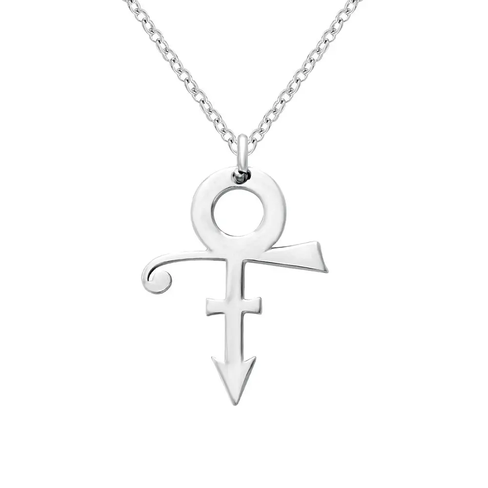 

Senfai New Arrival Stainless Steel Prince Love Symbol Charm Necklace,Fashionable& popular Necklace Suitable for party/wedding
