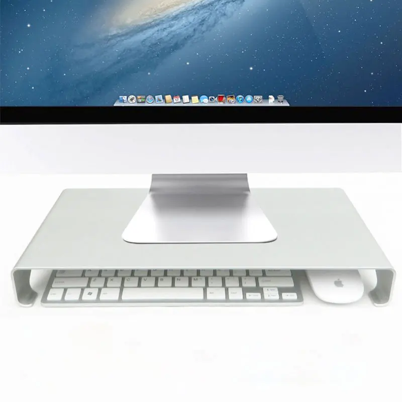 EASYA Multifunctional Desktop Laptop Stand Aluminum Alloy Monitor Holder Cooling Stand Housing Saving Space for iMac MacBook EASYA Multifunctional Desktop Laptop Stand Aluminum Alloy Monitor Holder Cooling Stand Housing Saving Space for iMac MacBook