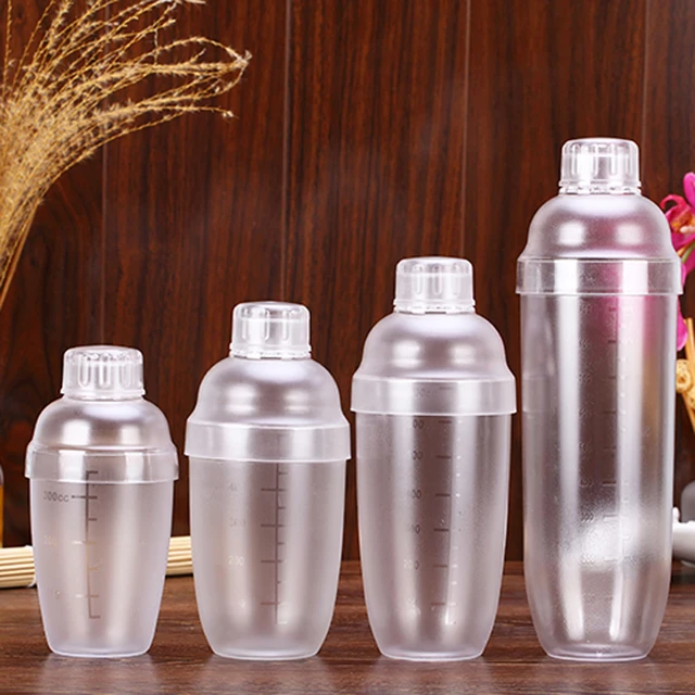 Plastic Martini Cocktail Shaker 350ml/530ml/700ml/1000ml Wine Beverage Mixer Wine Shaker Drink