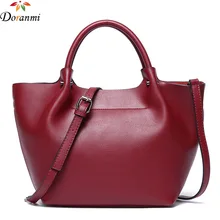 DORANMI большая сумка женская коровья кожа сумка Классическая твердая натуральная кожа большие сумки роскошные брендовые дизайнерские сумки DJB311