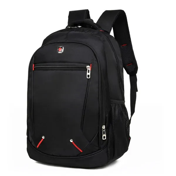 

AFBC Casual Solid Color Material Oxford Man's Backpack Multi-functional Large-capacity Student Schoolbag Simple Bag