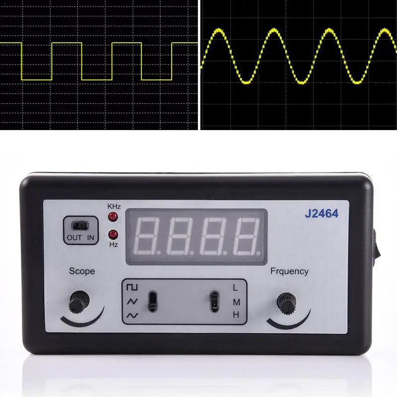 

High Precision Signal Generator 4 Digital Tubes Function Generator Frequency Meter Arbitrary Waveform WG100
