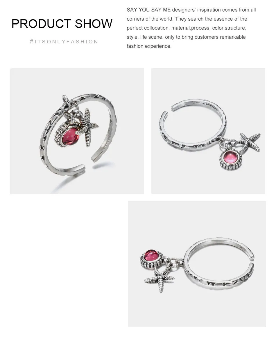 925-Sterling-Silver-Starfish-Rings-Wholesale-Wedding-Engagement-Cute-Rose-Pearl-Rings-2018-New-Arrival-Best-T11