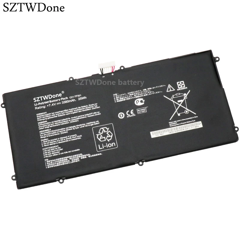 Sztwdone C21-TF301 планшет Батарея для ASUS Transformer Pad TF700 TF700T 2ICP4/95/97 7,4 V 3380 мА/ч, 25WH