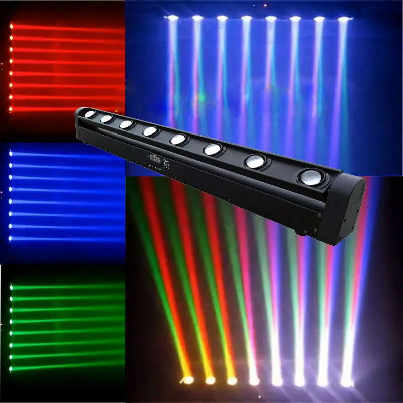 Светодиодный световой луч 8x12 Вт RGBW Quad DMX512 светодиодный светильник с подвижной