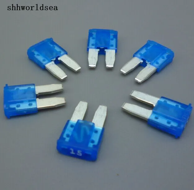 Shhworld 100 шт 8 мм 15а Авто micro2 Мини Лезвие Предохранитель для автомобиля