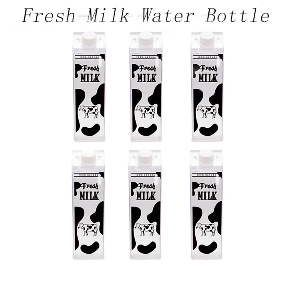 500 мл HD хорошее молоко бедра колба чайник для воды бутылка мой милый мультфильм Творческий открытый животное корова пластик свежее молоко бутылки без БФА