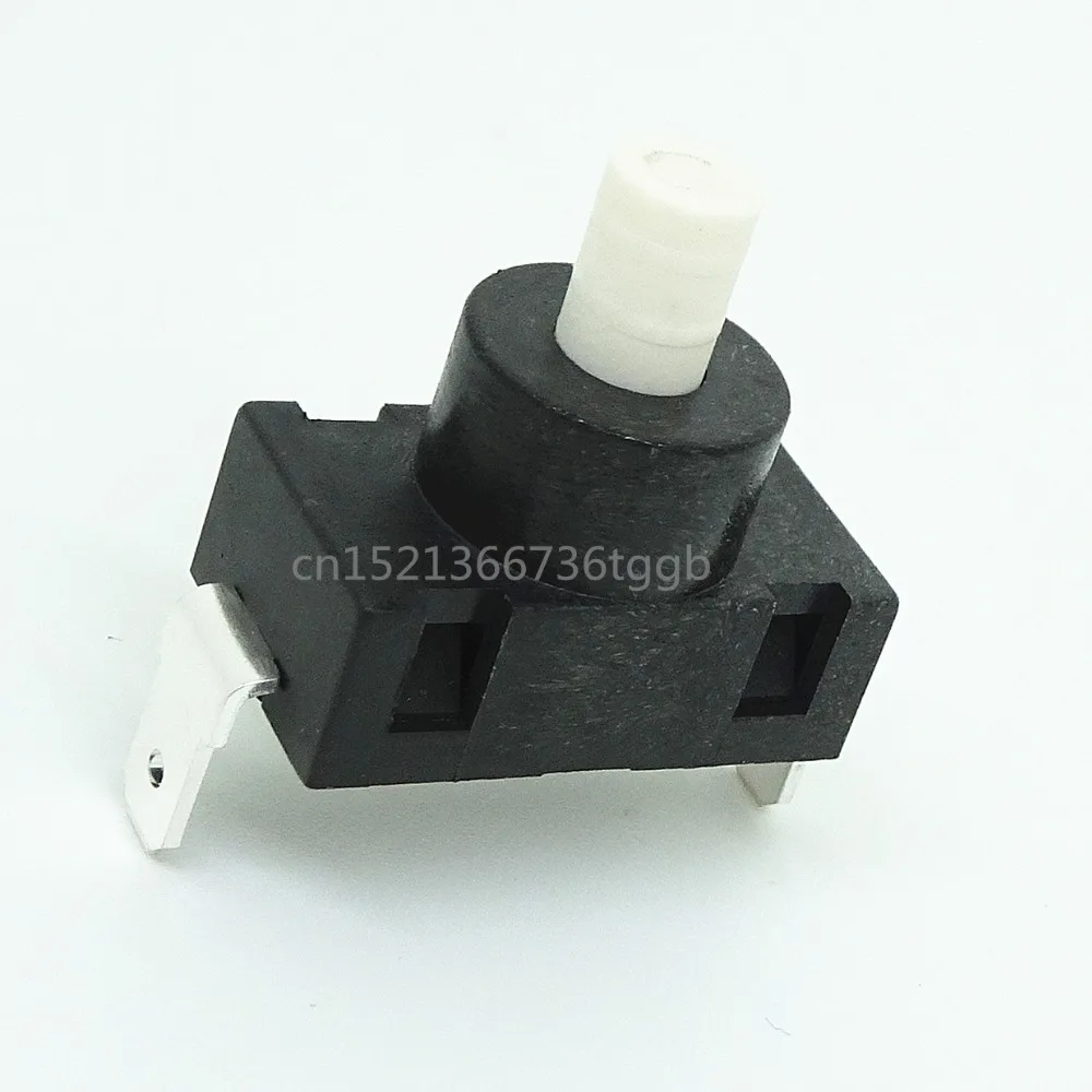 

10pcs vacuum cleaner two-legged self-locking power button switch 15A 10A 250V point-through water heater electric car button