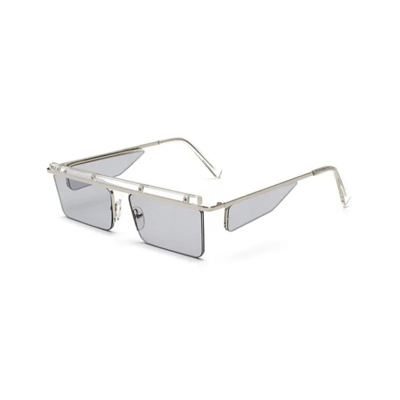 Новые роскошные оправы солнцезащитных очков для Для мужчин и Для женщин площади Безрамное дизайнер солнцезащитные очки унисекс Винтаж очки - Цвет линз: C02