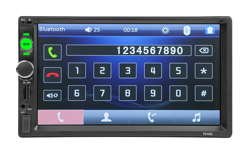 2 Din Авторадио автомобильный Радио мультимедийный плеер gps навигационная камера Bluetooth MP4 MP5 стерео аудио авто электронный руль