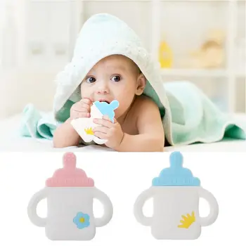 

Baby Teether BPA Free Silicone Toddler Toys Chew Charms Baby Teething Gift
