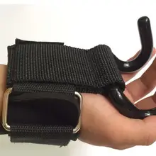 1 шт. крюк для тяжелой атлетики, ручной крючок, Наручные Ремни-перчатки для тяжелой атлетики, силовых тренировок, тренажерного зала, фитнеса, крюк, поддерживающий подъемный ремень